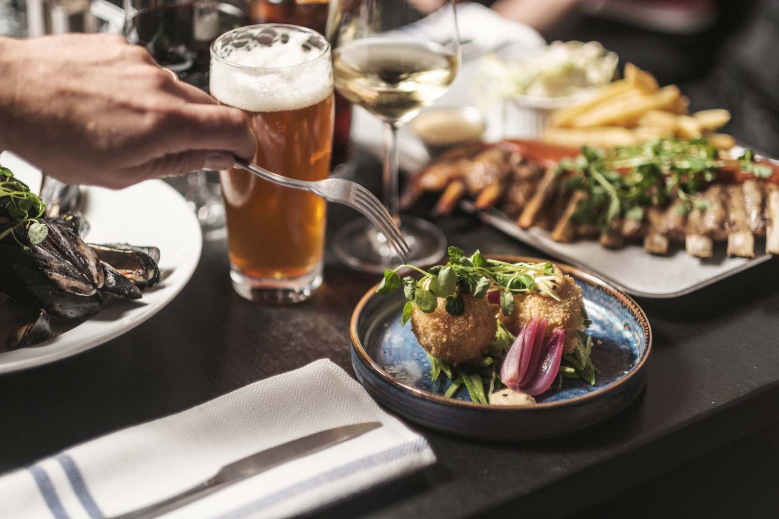 Bild från restaurangen på Två feta grisar